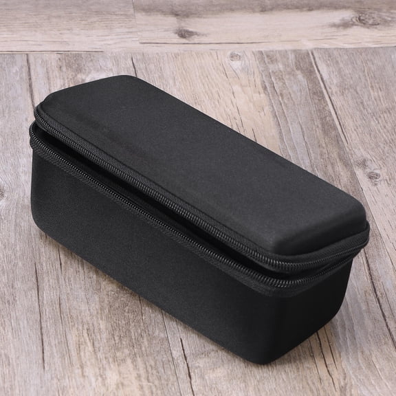 BEADCEST Portable Sound Core Speaker Carrying Bag in Black EVA Material with Detachable Handle Strap for Easy Transport