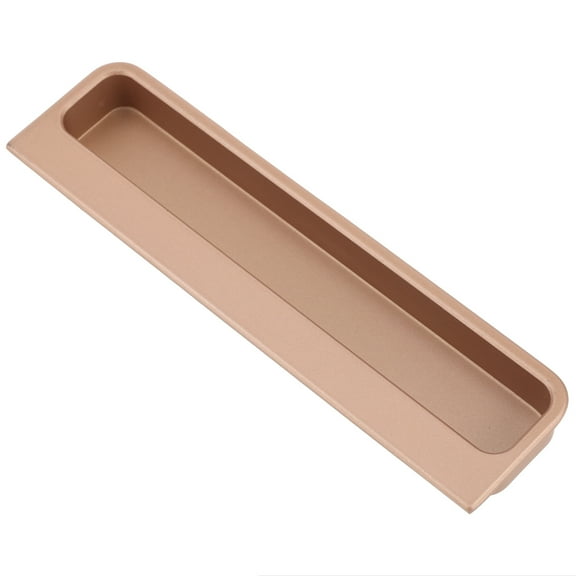 HOMEMAXS Elegant Concealed Zinc Alloy Recessed Handle Cabinets Drawers Finger Tab Pull Handle For Sliding Barn Door Cabinet Drawers Closets