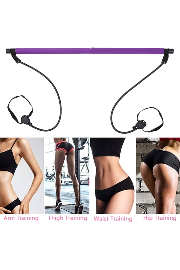 Exercise Equipment Tension Rod Pilates Bar Fitness