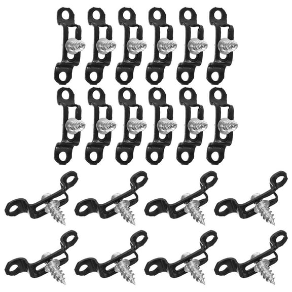 FRCOLOR 20pcs U Shaped Pipe Strap Clamps Heavy Duty Tubing Clips