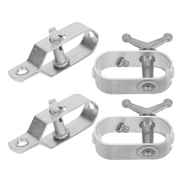HOMEMAXS FRCOLOR 4Pcs Cable Winch Tightener for Rope Pool Covers with Mini Winch and Steel Wire Tensioner