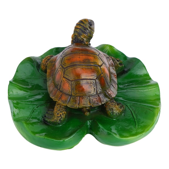 Minkissy Garden Turtle Sculpture Turtle Craft Resin Decoration for Office Decoration 1Set