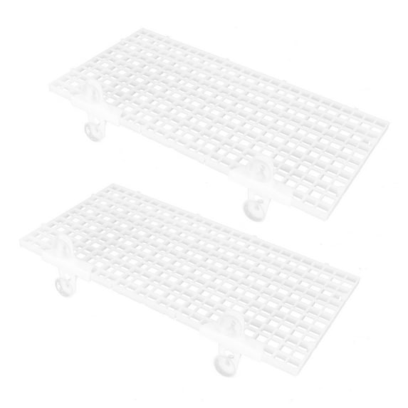 HOMEMAXS  Fish Tank Isolation Board Aquarium Supplies Divider Filtering Plate White