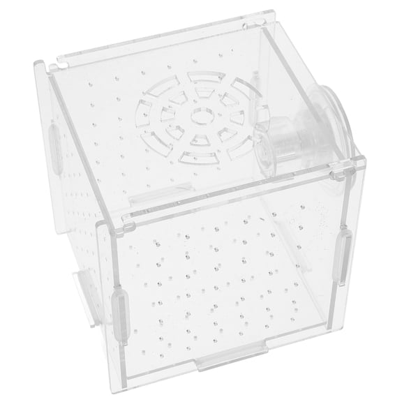 HOMEMAXS Fish Tank Isolation Box 10.00X10.00X10.00CM Transparent