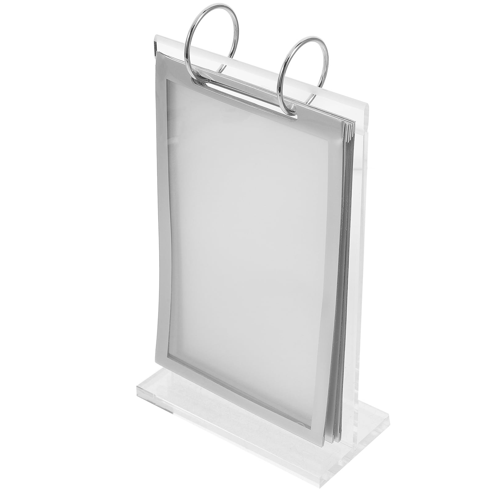STRANDCHIC Flip Poster Stand Acrylic 1Pack 5.8In Tall - Walmart.com