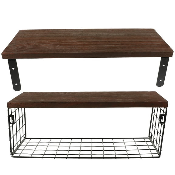 HOMEMAXS Floating Shelf Shelves For Wall Decor Ceiling Friendly White