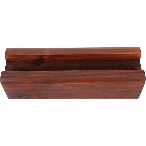 HOMEMAXS Brown Wooden Floor Mirror Stand for Home Use Simple and Sturdy Design 7.87 Inches