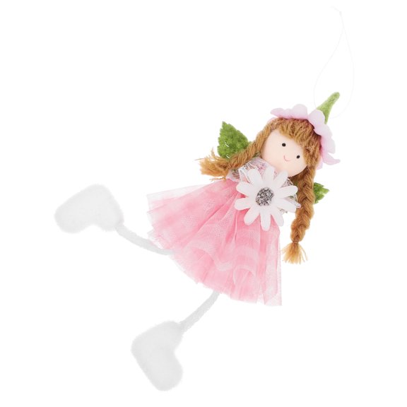 HOMEMAXS Flower Doll Party Decoration Party Flower Doll Spring Party Doll Decoration Indoor Angel Doll Figure Decor Angel Doll Shaped Pendant Spring Party Flower Doll Decor