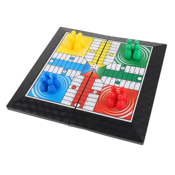 HOMEMAXS MultiColor Portable PP Chess Set for Parties Outdoor Fun and Intellectual Development Size 10.5 Inches