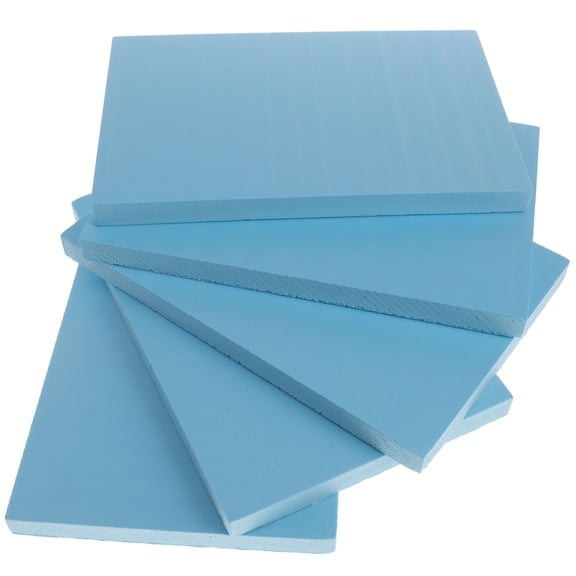 HOMEMAXS Foam Board Baby Play Mat High Density Black Blocks Sky-blue