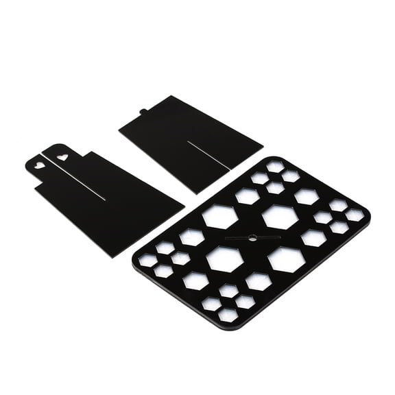 HOMEMAXS Folding Collapsible Air Drying Makeup Cosmetic Brush Organizing Tree Rack Holder (Black)