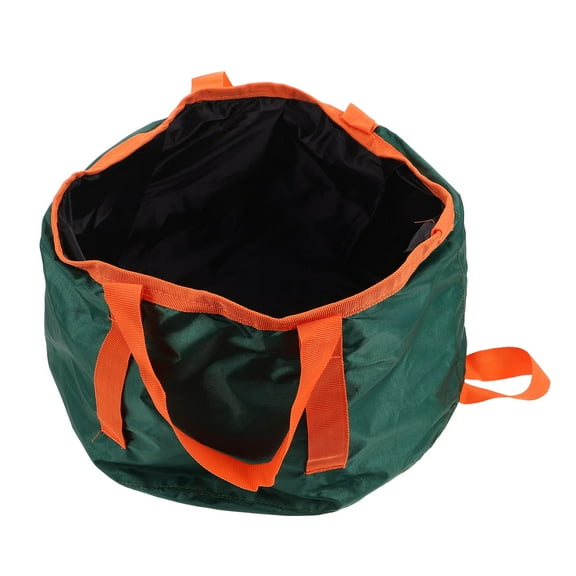 Folding Washing Buckets Camping Water Container Travel Olive Green