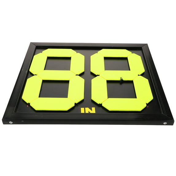 HOMEMAXS Football Replacement Card Match Substitute Board Substitution Sign Goal