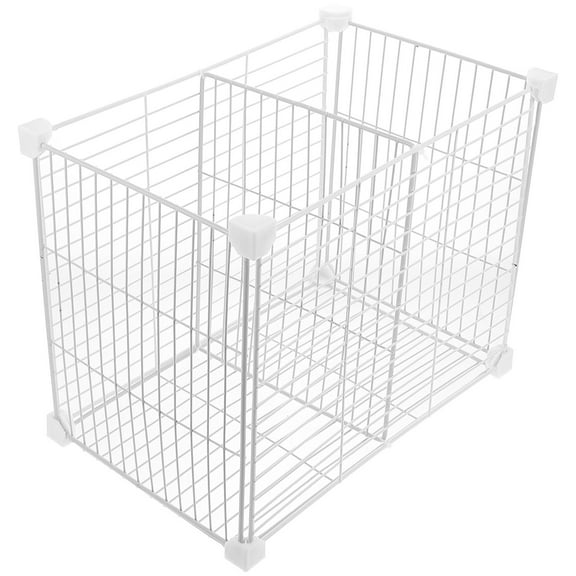 Freezer Divider Rack Basket Refrigerator Storage White