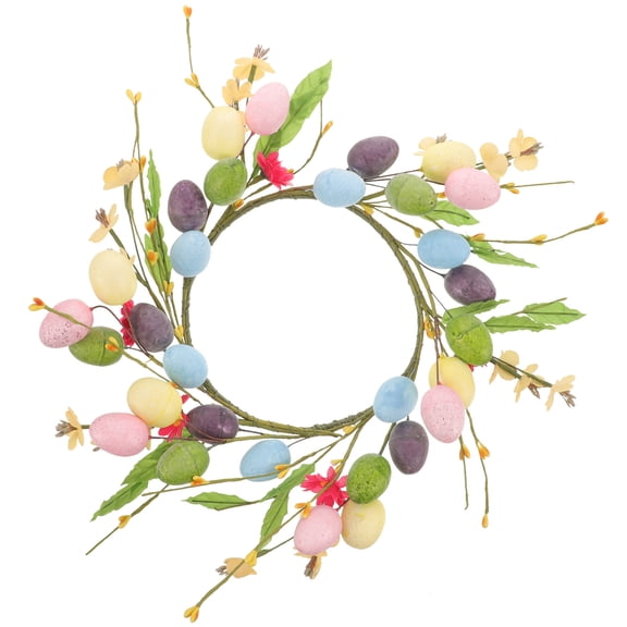 HOMEMAXS Front Door Hanging Decor Artificial Easter Wreath Decorations Inflatable Spring Home