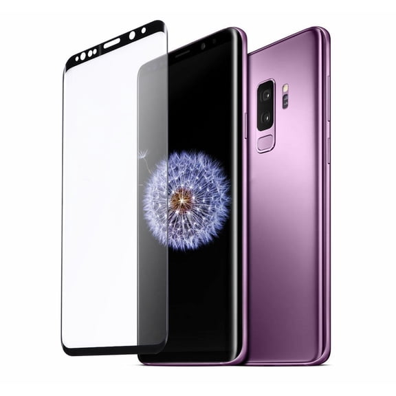 HOMEMAXS Full Screen Tempered Glass Film For Curved Screen Mobile Phone Arc Film For S9 Plus