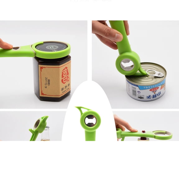 Minkissy Portable Bottle Opener Lid Remover for Cans Assorted Color 1Pack