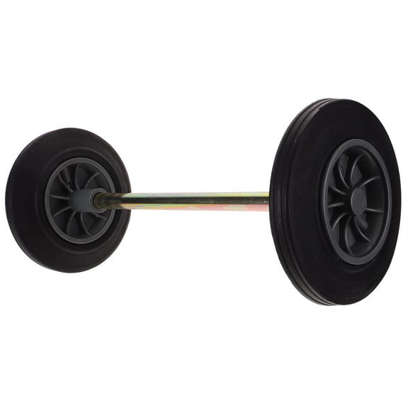 VERDANVERSE Trash Can Wheel For Replacement Rubber 1Set 19.7X7.9X7.9In