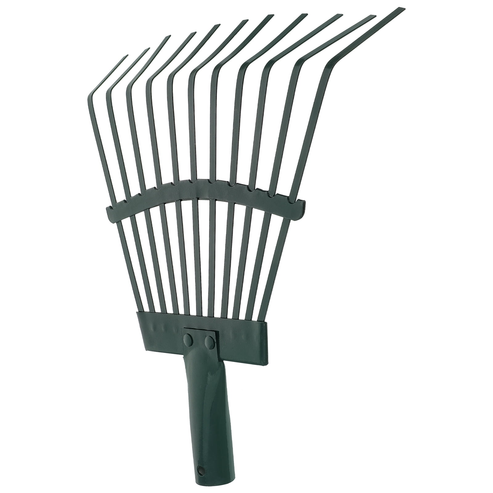 HOMEMAXS Garden Leaf Rake with Carbon Steel Teeth for Efficient Lawn ...