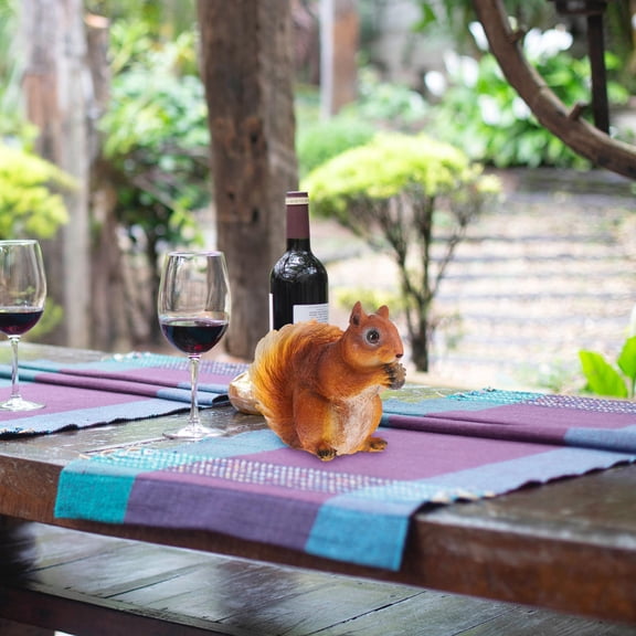 HOMEMAXS Garden Ornaments Outdoor Squirrel Christmas Decor Decorations