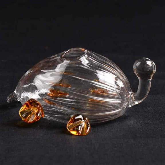 VERDANVERSE Vase Transparent Turtle Flowerpot 1Pcs