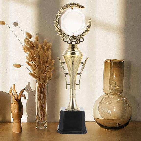 HOMEMAXS Gold Award Trophy Universal Plastic Trophy for Party Favors Props Winning Prizes