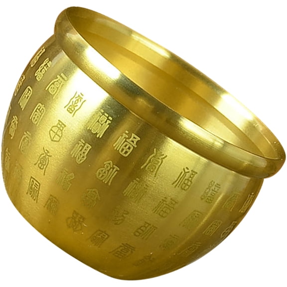 Greenadscape Copper Treasure Bowl Decorative Accessories 1Pack 3In