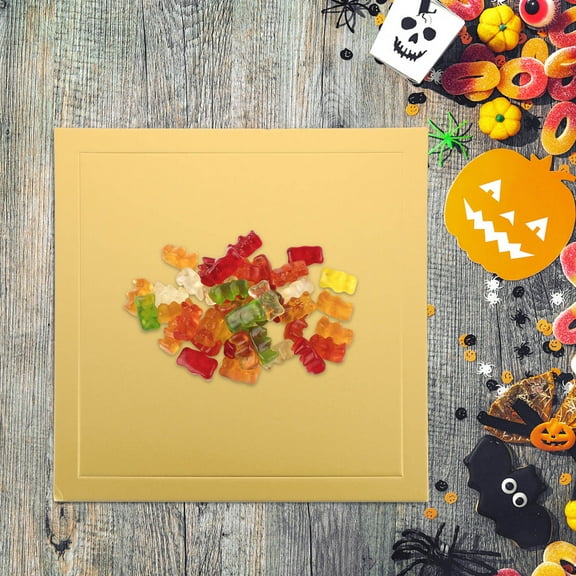 Golden Square Cake Board Made of Paperboard for Decoration 12inch