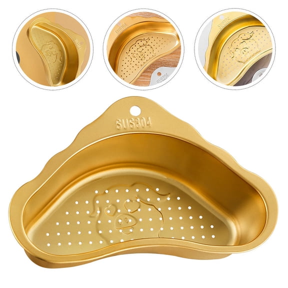 SILENRADAWN Stainless Steel Kitchen Sink Strainer with Food Scrap Collector and Drain Basket, 1 Set for Kitchen Use