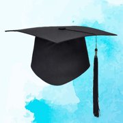 HOMEMAXS Grad University Bachelor Cap Polyester Graduation Hat Classic