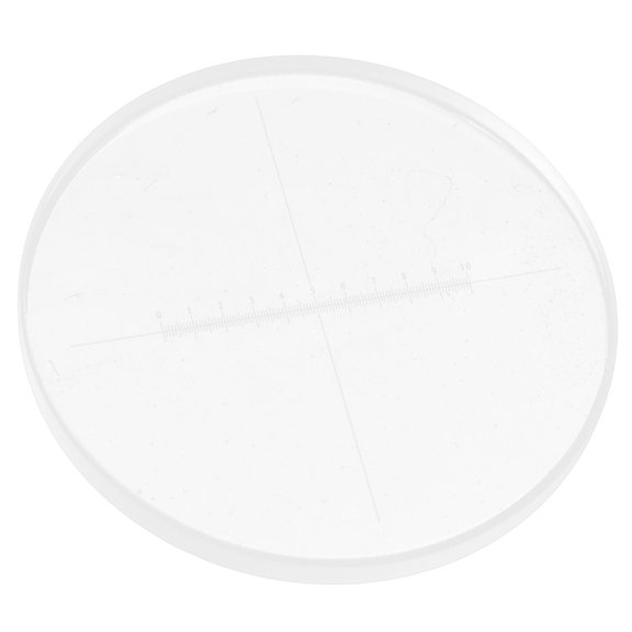 BEADCEST High Precision Transparent Glass Micrometer for Microscope Measurement and Calibration