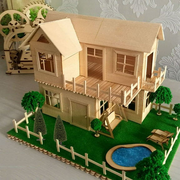 HOMEMAXS Green Landscape Cedar Tree Model for Decoration with Wire Sponge Material 6cm 8cm 10cm