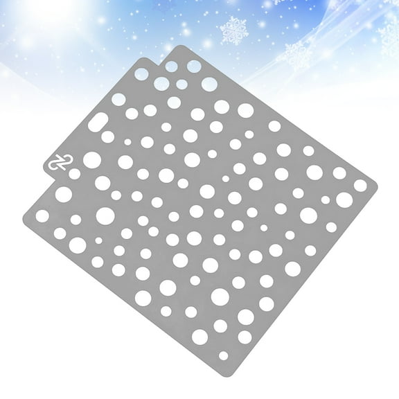 Grey PET Drawing Stencils for Kids and Crafts Assorted Patterns Perfect for Scrapbooking and DIY Projects