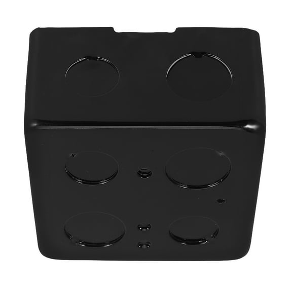 WORGEOUS Waterproof Floor Receptacle 1 Set Floor Outlet Electrical Box Black Electric Box for Living Room Home Decor Installation