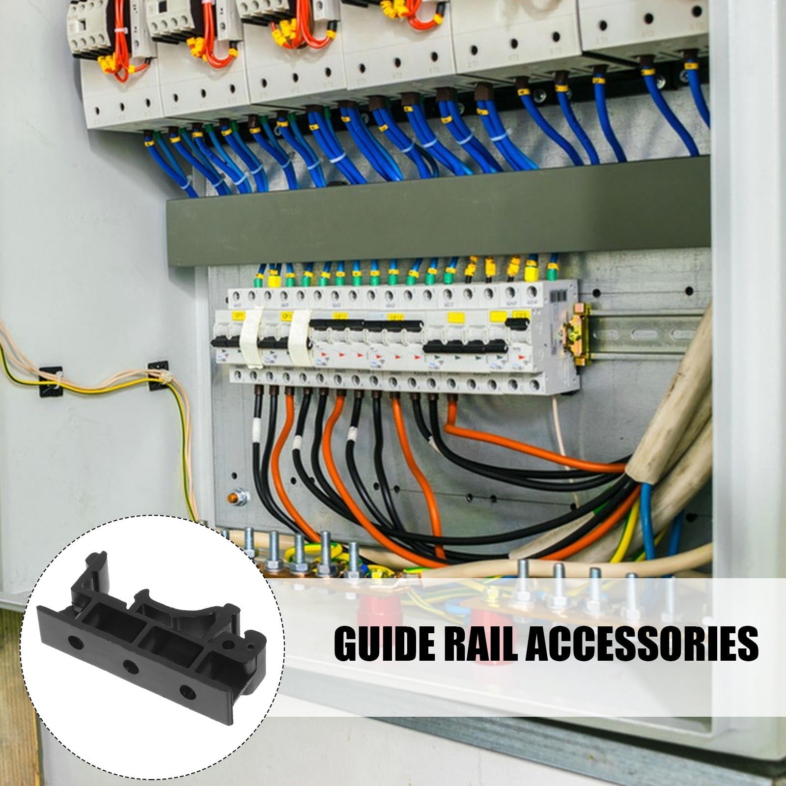 HOMEMAXS Guide Rail Buckle Bracket Circuit Board Mounting Din Carrier ...