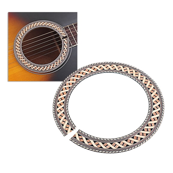 TABLZONE Acoustic Guitar Rosettes Inlay p Bamboo 1Set