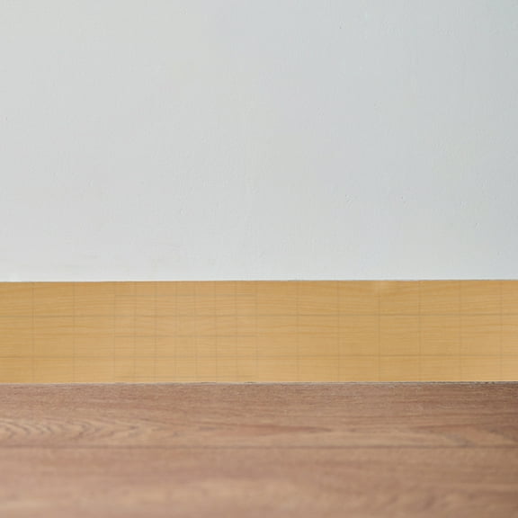 HOMEMAXS HOMEMAXS 1 Roll Wall Base Decal Baseboard Molding Trim Self Adhesive Sticker Peel and Stick Flooring Base Trim