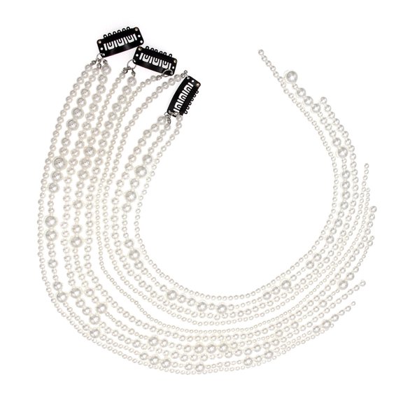 Hair Pearls Strands Head Chain Accessories Elegant Miss