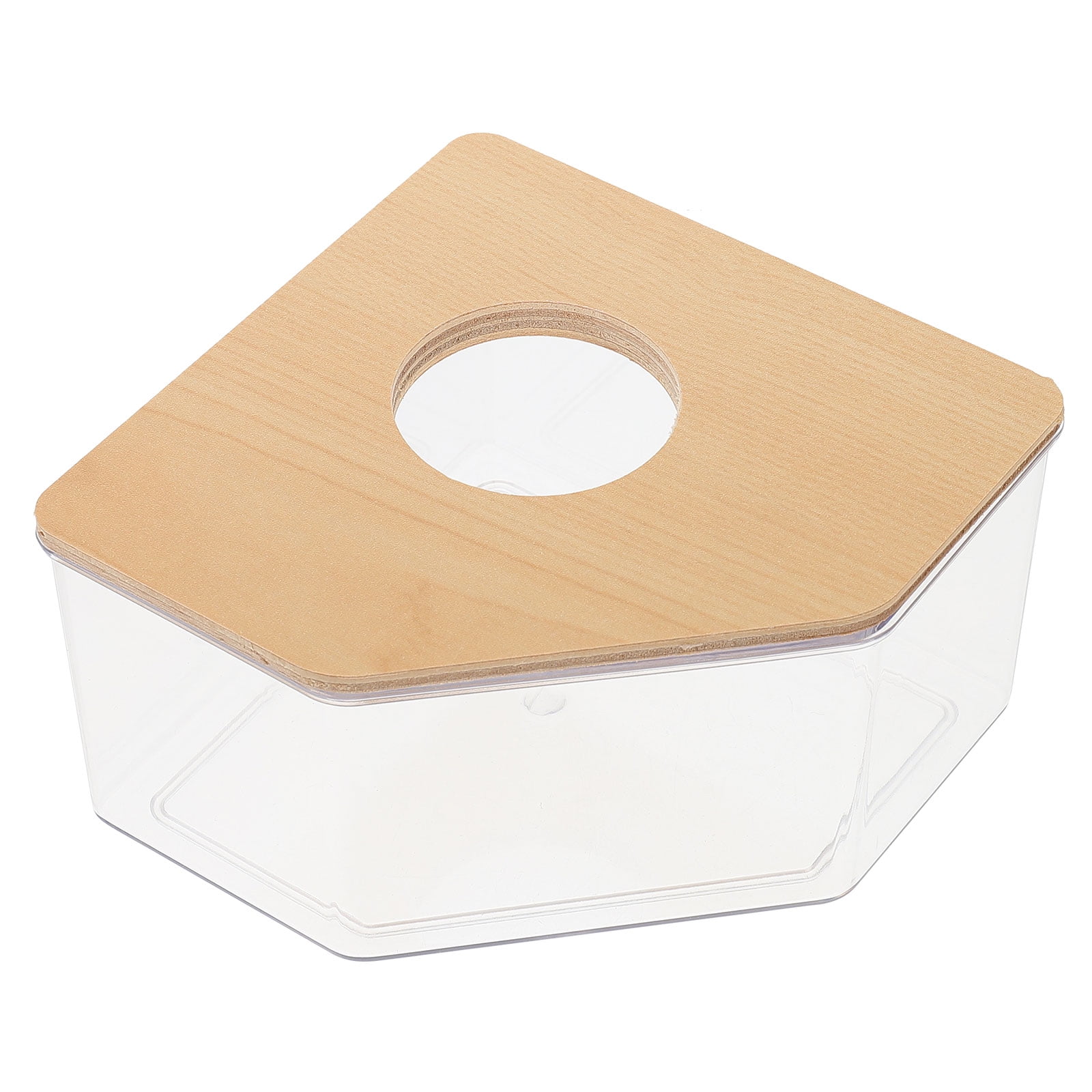 HOMEMAXS Hamster Clear Bathroom Chinchilla Bathtub