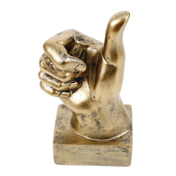 HOMEMAXS Hand Gesture Sculpture Resin Craft Thumbs up Table Decoration Nordic Style Hand Shape Ornament