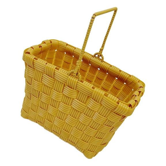 VERDANVERSE Small Fruit Basket Storage Basket Khaki Plastic 1Set
