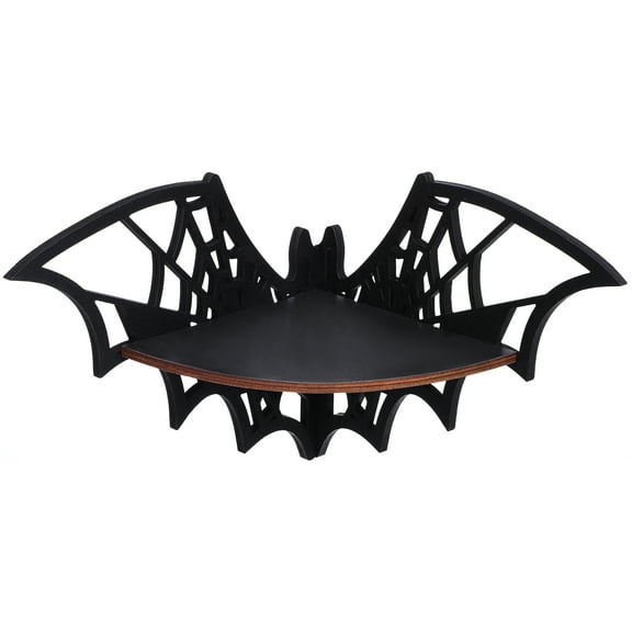 HOMEMAXS  Hanging Corner Shelves Halloween Shelf Spider Web Storage Rack