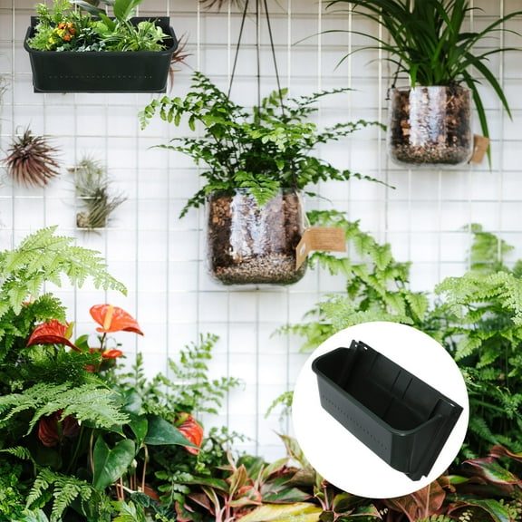 HOMEMAXS  Hanging Planter Artificial Plants for Decor Indoor Vertical Planting Flower Pot