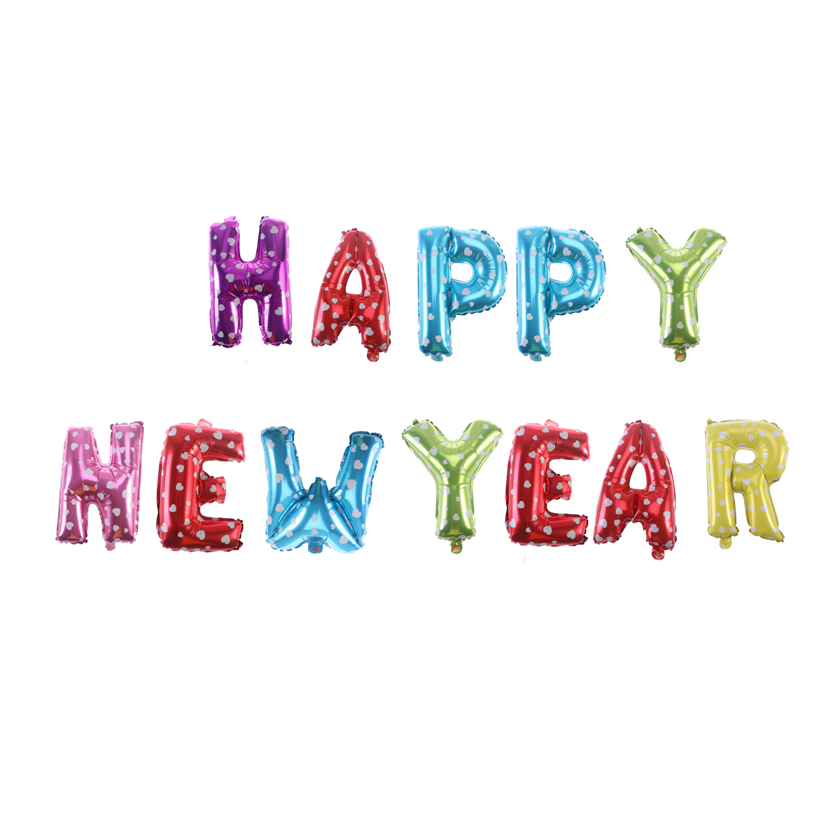 HOMEMAXS Happy New Year Letter Aluminum Foil Balloons Birthday Anniversary New Year Party