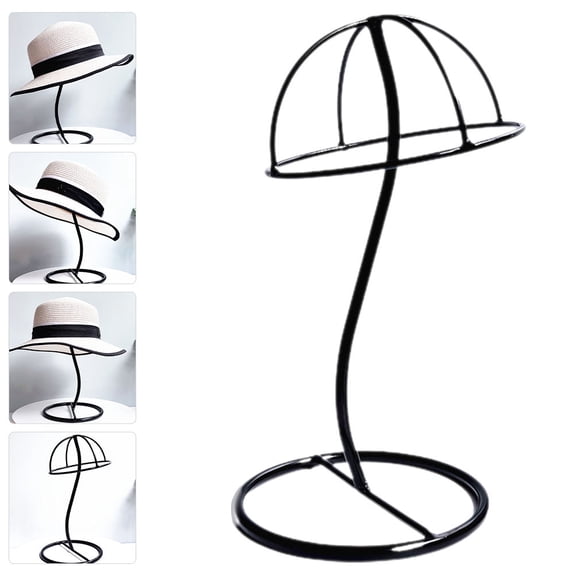 HOMEMAXS  Hat Hooks Display Stand Cap Rack Freestanding Wig