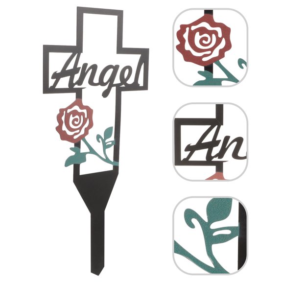 HOMEMAXS Headstone Grave Decorations for Cemetery Cemetery Outdoor Decoration Father