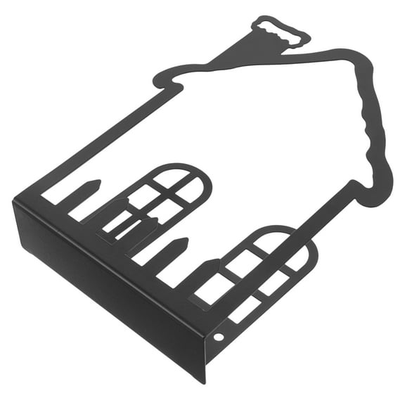 HOMEMAXS Hemoton Wall Mounted Key Holder Wall Storage Modern Newspaper Holder 1 Set Wall Key Organizer