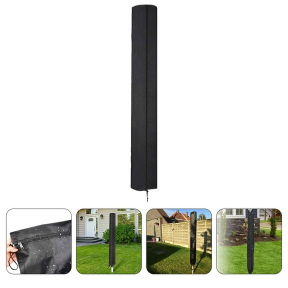 HOMEMAXS Home Drying Rack Cover Patio Umbrella outside Dryer Outdoor Black