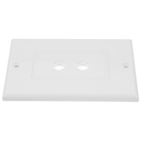 Home Theater Wall Plate With Banana Binding Post 2-Gang Coupler Type Wall Plate With Screws For Speakers Wallplate