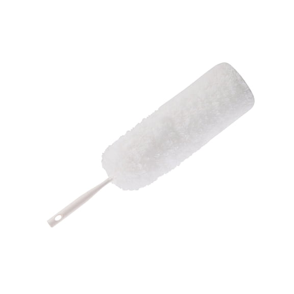 Microfiber Duster for Home and Car Dust Removal Soft and Reusable with Telescopic Pole White